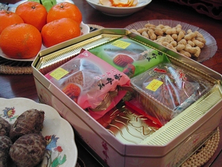 Close-up of mooncakes